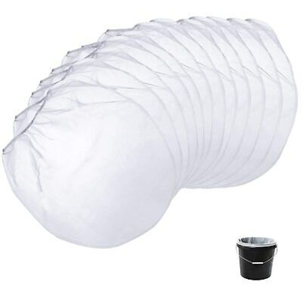 Paint Strainer Bags, 24 Pieces 1 Gallon White Fine Mesh Filter Bag, Bucket El...