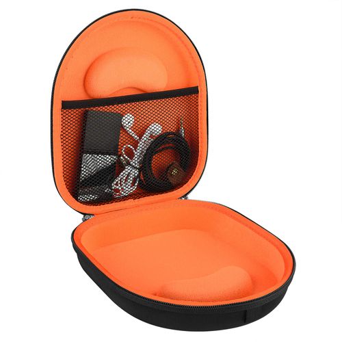 GEEKRIA Shield Headphones Case Compatible with Bang & Olufsen Beoplay H95, H9i, H9, H8, H8i, H6, H4, H2 Case, Replacement Hard Shell Travel Carrying Bag with Cable Storage (Black)