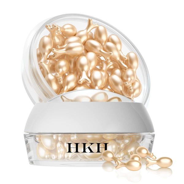 HKH Vitamin C Serum for Face, Anti Aging Serum with Hyaluronic Acid Supplements, Vitamin E, Reduces Wrinkles, Dark Spot Remover for Face, Retinol Serum for Face, Face Serum for Women