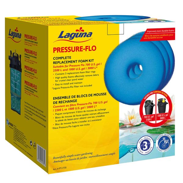LAGUNA Pressure Flo Foam, PT1500/1725, PF1000