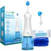 Tilcare Nasal Irrigation System Perfect Nasal Rinse Machine for Sinus & Allergy Relief - Electric Neti Pot for Nasal Irrigation to Cleanse Your Stuffy Nose - Comes with a Towel and 30 Salt Packs