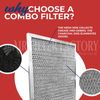 Compatible Whirlpool 883149 Range Hood Grease Mesh Carbon Lens Filters (2 Pack)