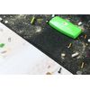 Crumpy Crumb Brush Table Roller Handheld Vacuum Cleaner for Car Caravan Home (Green)