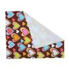 2 Pack Hearts On Chocolate Microfibre Glasses Lens Cleaning Cloth