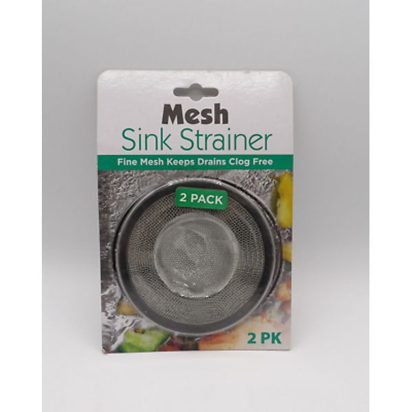 Mesh Sink Strainer, 2 Pack, Fine Mesh Keeps Drains Clog Free SET OF TWO!!