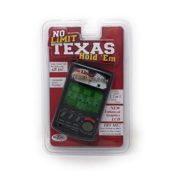 No Limit Texas Hold'em Poker Handheld Video Game