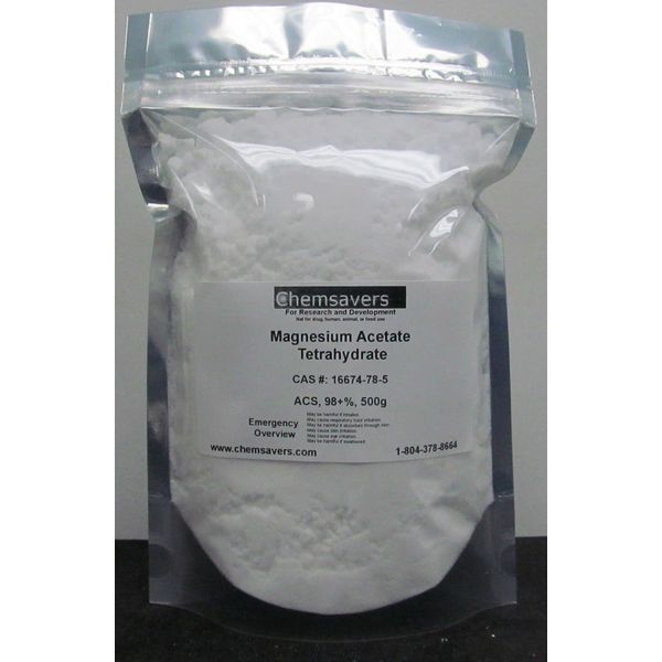 Magnesium Acetate Tetrahydrate, ACS, 98+%, 500g