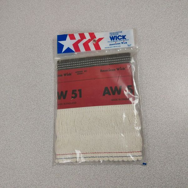 Kerosene Heater Replacement Wick Model AW-51 American Wick NOS SEALED READ