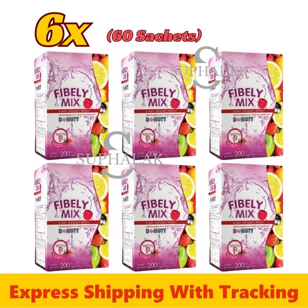 6 Boxes Fibely Mix Vegetables Healthy Dietary Supplement High Fiber Berry Fruits