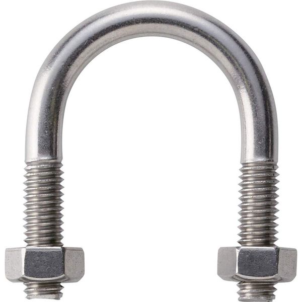 TRUSCO TSGP-BTM6-15A-S U-Bolt for SGP SUS304 Nominal Diameter 15A Thread Diameter M6