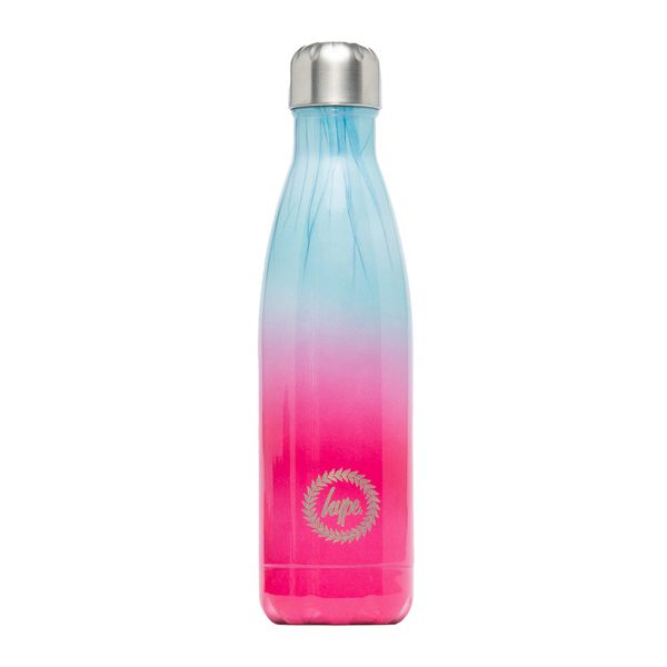 hype PEACH MINT FADE METAL WATER BOTTLE - 500ML