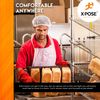 Xpose Safety Disposable White Poly Aprons 1 Box (100 Count)