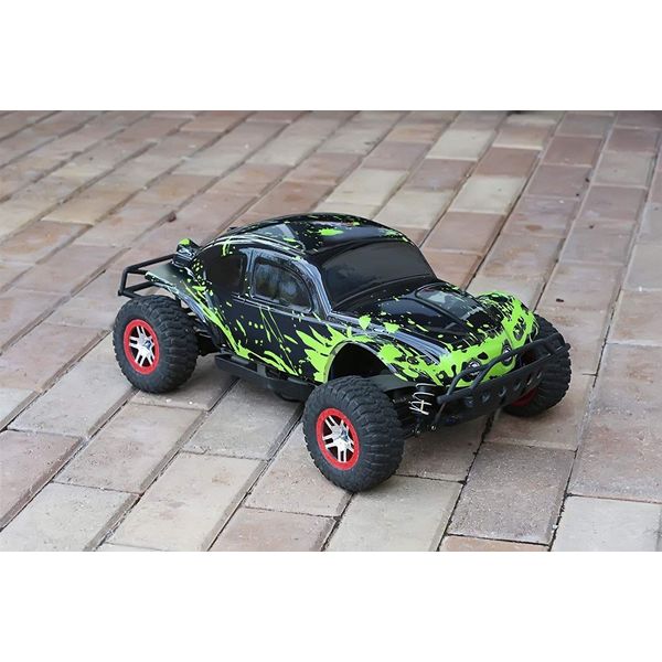 SummitLink Custom Body Muddy Green Over Black Compatible for 1/10 Slash 4x4 VXL 2WD Slayer RC Car or Truck (Truck not Included) SSB-BG-03