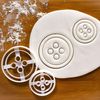 Set of 2 Button cookie cutters, 2 pieces - Bakerlogy