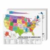 United States Map - USA Poster, US Educational Map - 8.5 x 11 - 10 Per pack