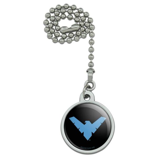 GRAPHICS & MORE Batman Nightwing Logo Ceiling Fan and Light Pull Chain