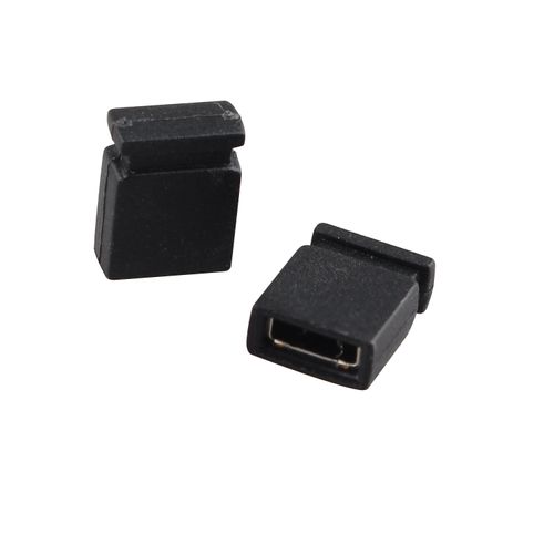 Futheda 200pcs 2.54mm Standard Circuit Board Shunts Short Jumper Cap