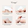 Vatocu Square False Nails Short Rainbow Flowers Press on Nails Summer Fake Nails Acrylic Stick on Nails for Women and Girls (24pcs）