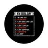 Funny Rowing my ideal day PopSockets Adhesive PopGrip