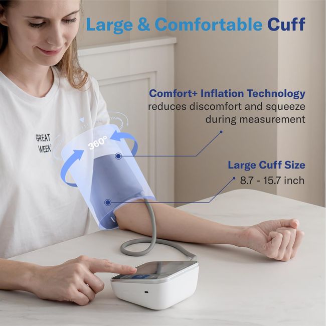 Wrist Blood Pressure Monitor Digital BP Cuff Machine for Home Use- with  Talking Function