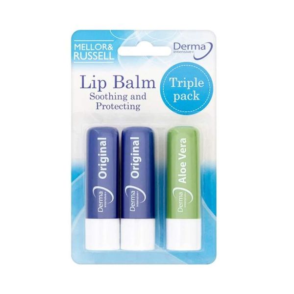 Derma Intensive+ Lip Balms Triple Value Pack