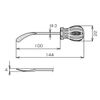 TONE PGSPT-100 Power Grip Seal Pick Tool Green