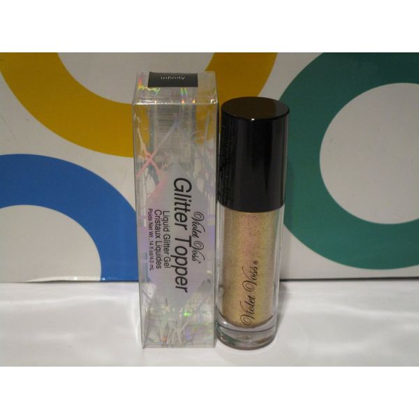 VIOLET VOSS ~ GLITTER TOPPER LIQUID GLITTER GEL ~ INFINITY ~ .14 OZ BOXED