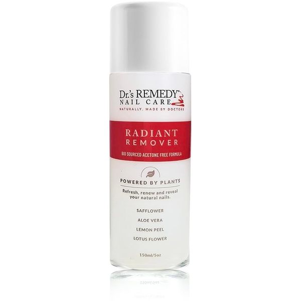 Dr.'s Remedy Natural Organic Enriched Non-Acetone Nail RADIANT Remover - Natural And Plant-Based Strengthener For Nails And Cuticles Nontoxic Moisturizing And Hydrating Non-irritating