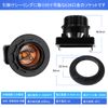 Aiwode Base Conversion Adapter, E26 Base, Square Hanging Lamp Socket, Hanging Ceiling Light Bulb Socket, Lamp Socket, No Construction Required, Easy Installation, Black 1 Pack