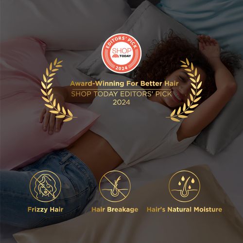 Bedsure Satin Pillowcase 2 Pack Similar to Silk Pillow Cases Standard Size, Pillow Case for Sleeping Women with Envelope Closure, Gifts for Women Men, Beige, 20x26 Inches