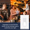 Decora Dimmer Light Switch Single Pole / 3-Way - LED / 600W Incandescent 12Pack