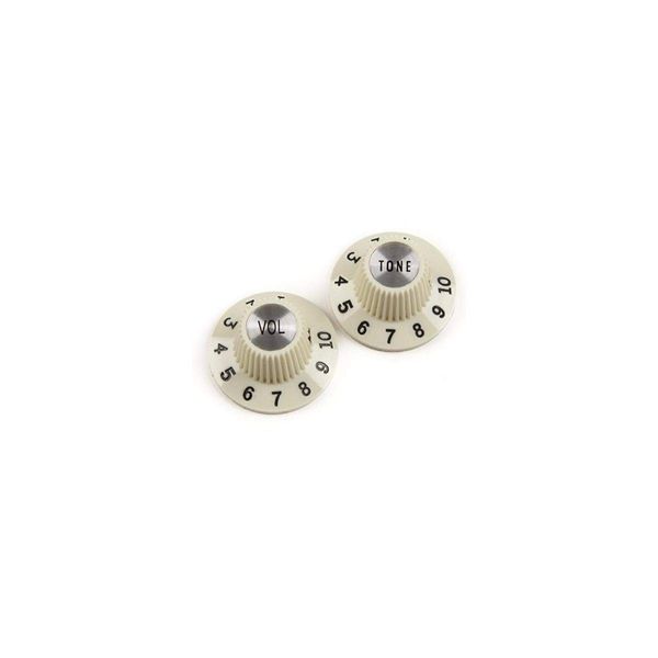 Fender Fender Part Pure Vintage 1965 Jazzmaster "Witch Hat Knobs White