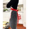 Kella Milla womens Cooking food service uniforms aprons, Black, One Size US
