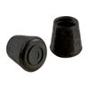 Shepherd Hardware 3203 3/4-Inch Black Rubber Leg Tip, 40-Pack