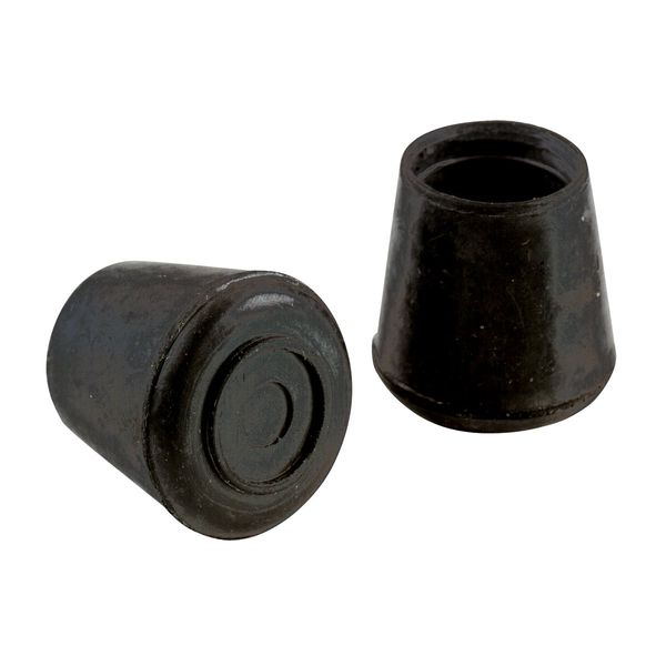 Shepherd Hardware 3203 3/4-Inch Black Rubber Leg Tip, 40-Pack