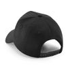 Beechfield B638 Removable Patch 5 Panel Cap - Black