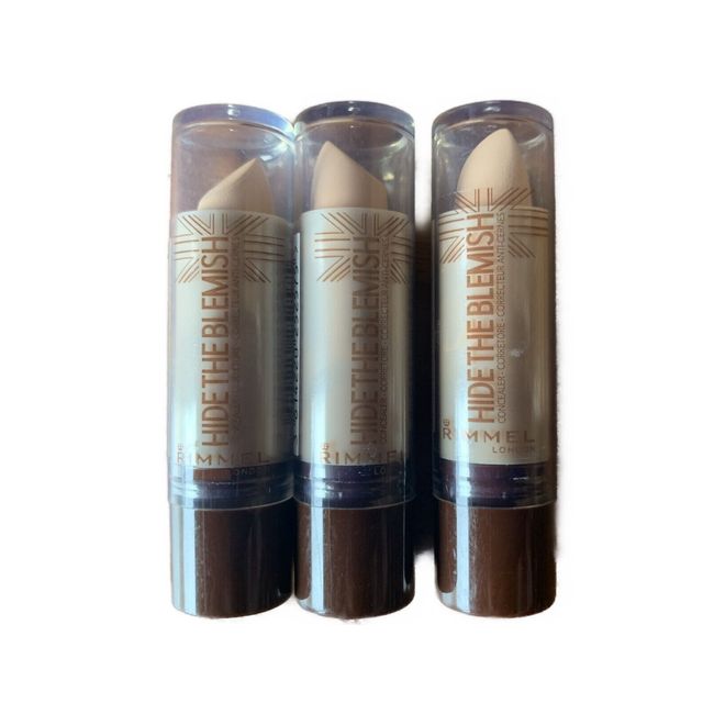 (3 - Pack) Rimmel London Hide The Blemish Concealer 104 Medium Beige - New