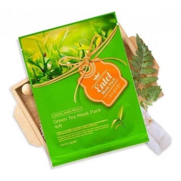 Hanareum Mask Pack Green Tea 10 Packs Face Pack Sheet Skin Care Cosmetics Moisture Pack