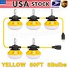 50FT Construction String Lights LED Industrial Grade Super Bright Work Light US