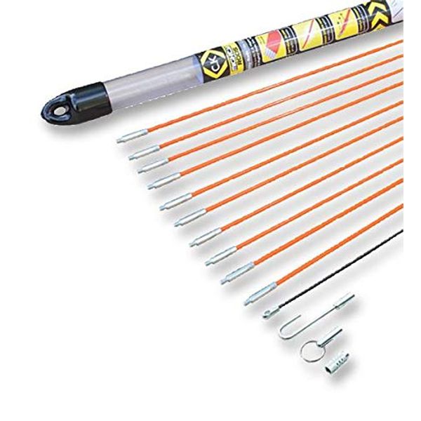 Mighty Rod 10M Cable Rod Set, Cable Management Tools, Qty.1 | T5410