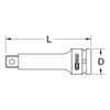 KS Tools 515.1377 3/4" Kraft-Verlängerung, 150mm