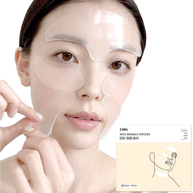 [Free same-day delivery] JBLIC All-in-One Wrinkle Care Lifting Patch Set (Forehead, Under Eyes, Nasolabial Neck)