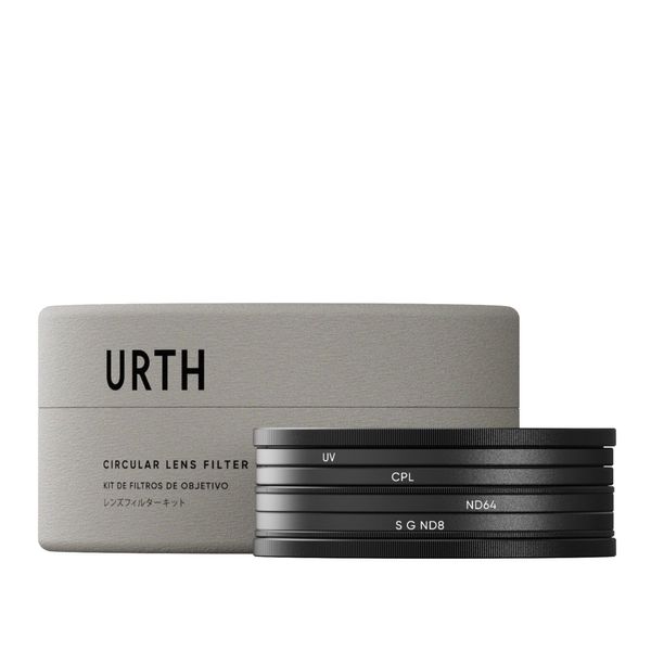 Urth 52mm UV, Polarising Filter (CPL), ND64, Soft GND8 Filter Kit (Plus+)