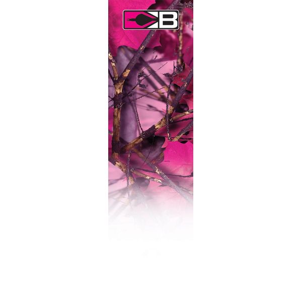 Bohning Archery Club Pink Camo HD X-Small Arrow Wrap, 12pk