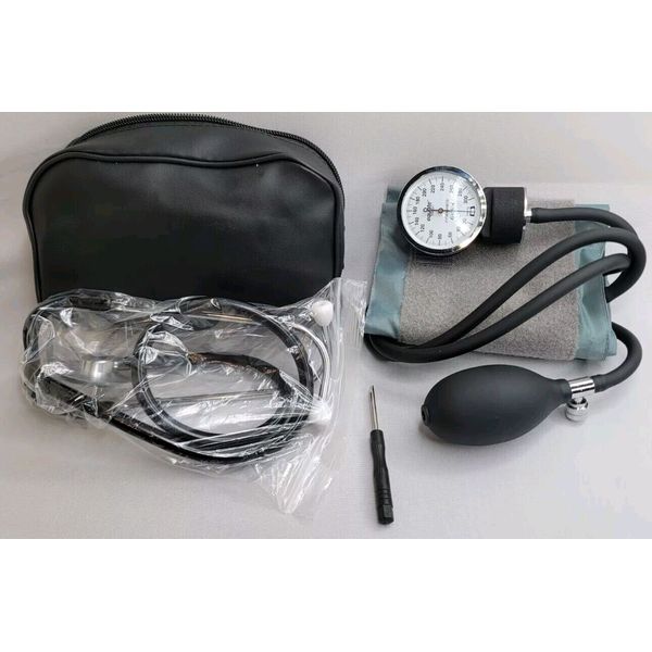 Equate Manual Blood Pressure Monitor KIT Stethoscope Medical Health Tools