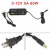60W Power Supply Adjustable Variable Voltage DC 3V~24V Universal  AC/DC Adapter