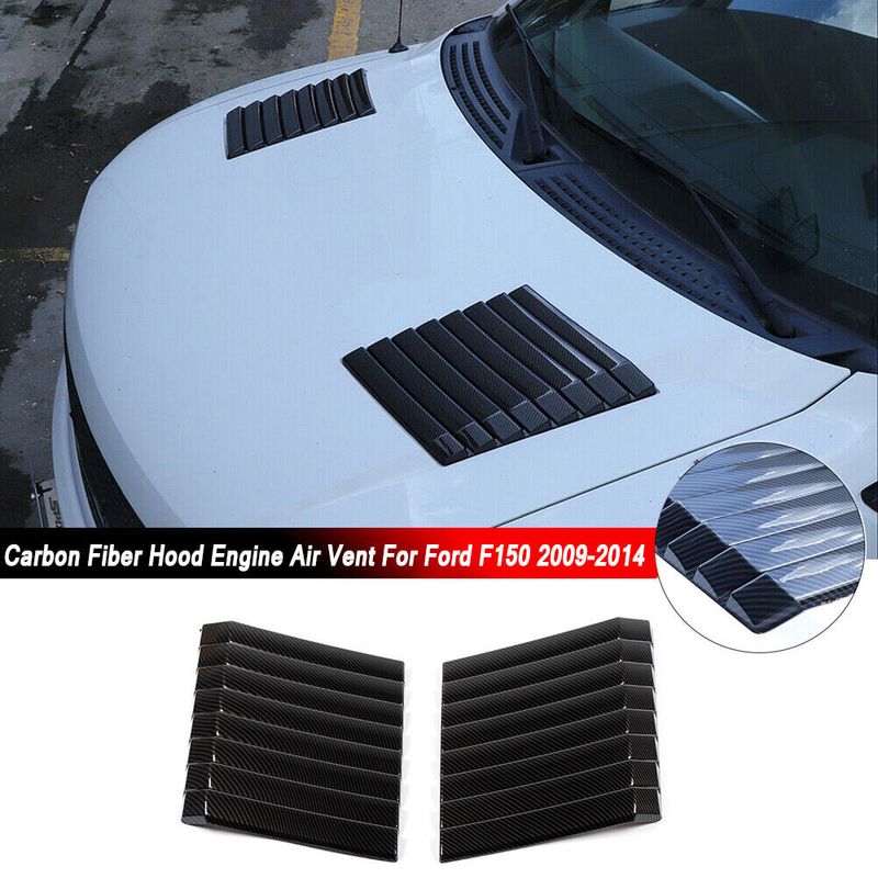 Aérateur Capot Moteur Carbone Dry Pour Ford F150 Raptor 2015-2020 - Accessoire Style