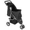 3 Wheels Travel Pet Stroller for Dogs and Cats Durable Foldable Stroller