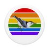 White-Breasted Nuthatch Rainbow Bird Birdwatcher Diversity PopSockets Swappable PopGrip