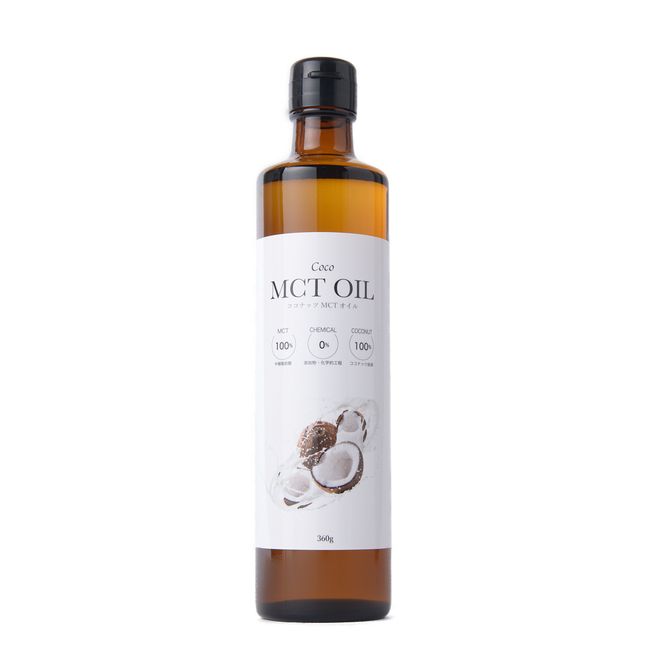 MCT Oil 12.7 oz (360 g), Flat Craft, 100% Derived from Coconut, 100% Medium-Chain Fatty Acids